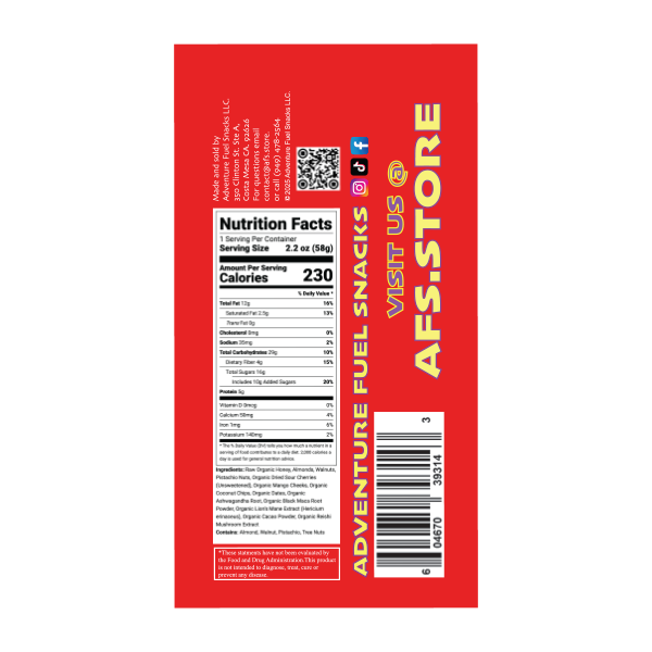 AFS Bar Tart Cherries & Mangos